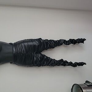 Fashion Nova cinched faux leather pants